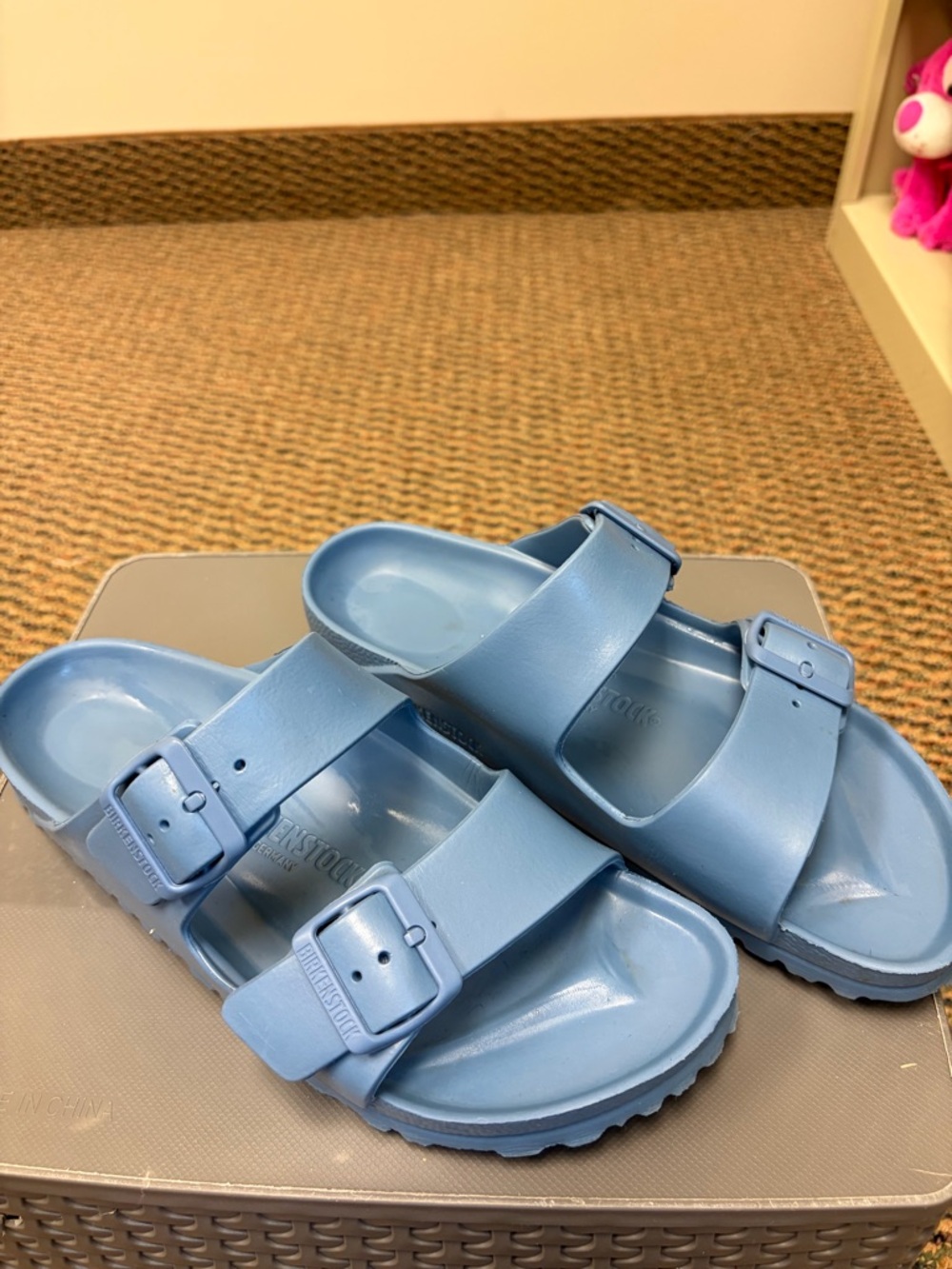 Birkenstock Arizona big buckle, slide sandal.